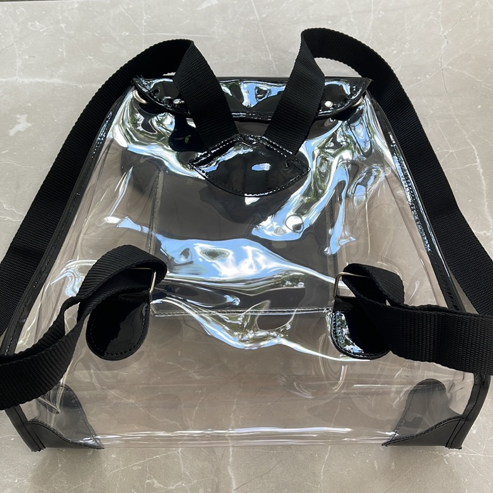 RARE VINTAGE 1990’s Young Versace Transparent Backpack - Picture 11 of 17